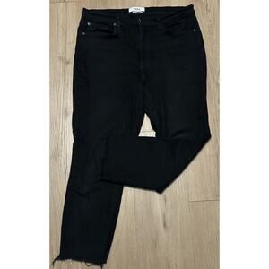 Pistola Women's High Rise Crop Bootcut Black Denim Jeans - Size 31